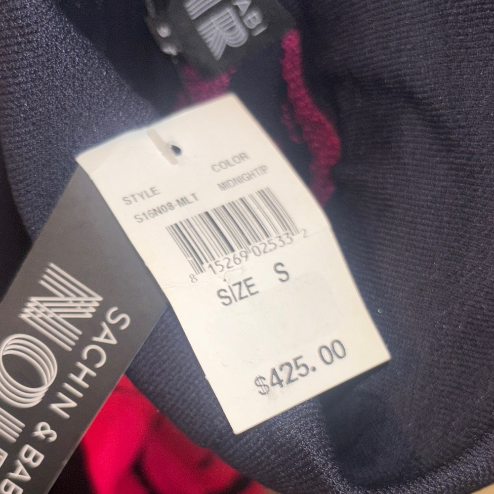 Sachin & Babi Strapless Dress with Pink Floral Design S jersey knit - Picture 6 of 7